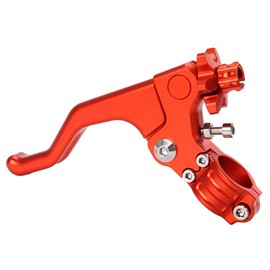 JXPANG CNC Short Stunt Clutch Lever 22mm 7/8" Handlebar Universal Stunt Clutch Lever Motorcycle Dirt Bike for for CFR250R CFR450R CFR450X CFR250X XR250 (Orange)