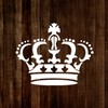 MAGJUCHE Crown Stencil 6 Inches, Reusable King Stencil for Painting