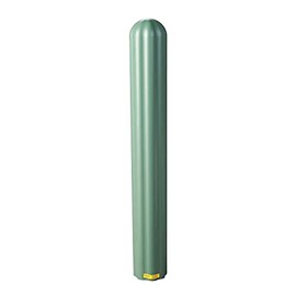 Eagle 1732GN Original Ribbed Bumper Post Sleeve, 4" Size, 5-3/4" OD x 56" Height, Green