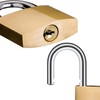 2 Pack Padlock（3.2cm）, Small Padlock with Keys, Mini Padlock, Key