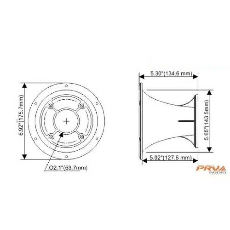 PRV Audio 1x PRV Audio WGP14-50 ORANGE WHITE CR 2"