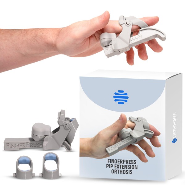 FingerPress PIP Extension Orthosis Made in USA by OrthoPress |