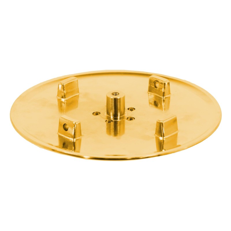 SPARES2GO 110mm Luxury Plug Cover for Shower Trap with 90mm