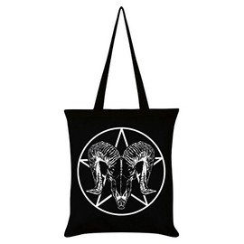 Tragetasche RAM SKULL Pentagram 38 x 42 cm Black