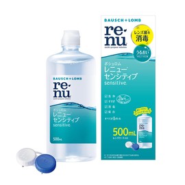 Boshloom Renew Sensitive Contact Cleaning Liquid, 16.9 fl oz (500 ml), Moisturizing Ingredients