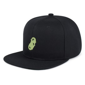 Pickle Hip-Hop Snapback Hat Embroidered Black Baseball Cap Dill Juice