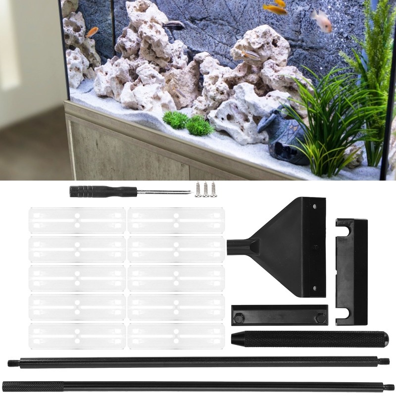 Aquarium Algae Scraper Aluminum Alloy Glass Fish Tank Algae Cleaner
