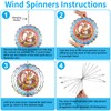 Tepaken Stainless Steel Reflective Wind Spinners Outdoor Garden Decor,Sparkly Metal