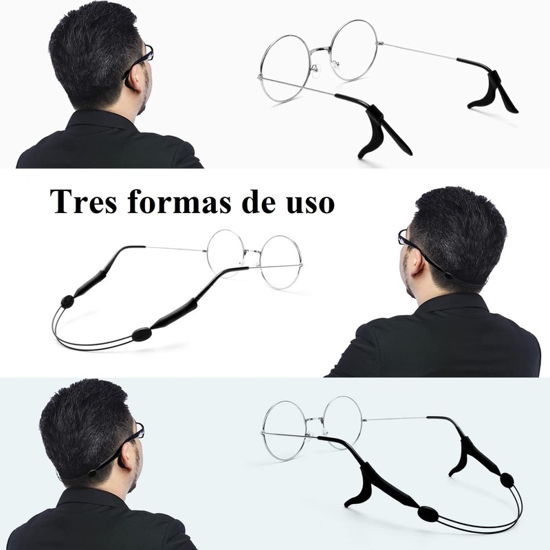 20 Pares de Retenedores de Gafas para Patillas, Agarraderas para