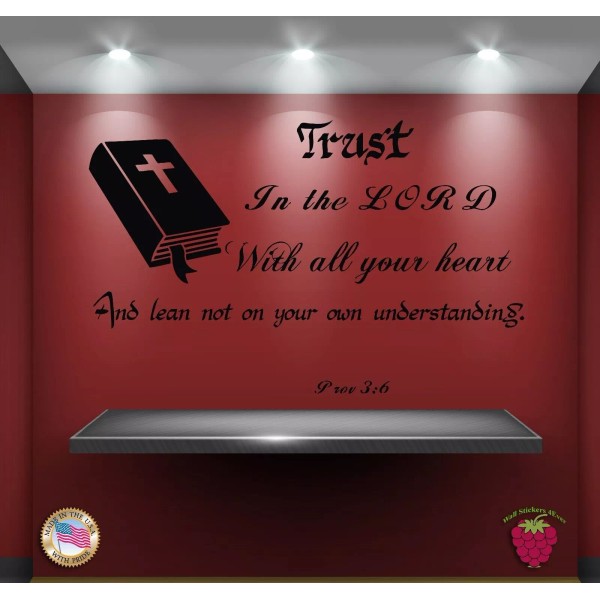 Designtorefine Wall Stickers Bible Quote VerseProv 3:6: in all your