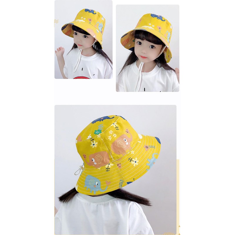 LeafIn Kids Hat, Hat, Kids' Hat, With Drawstring, Sunshade, UVcut