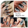 NAILKISS Black Cat Eye Magnetic Gel Polish