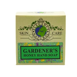 Famous Gardeners Honey Soap with exfoliating Bran & Oatmeal 100g by Elegance Natural Skin Care Triple Milled Hand made By Family Business