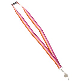 Zac's Alter Ego Sunset Lesbian Pride Accessories - Flag Lanyard Whistle Belt Pin Badges