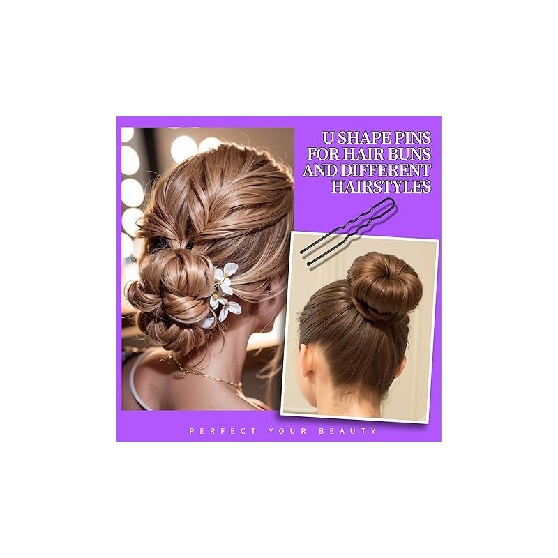 Triko Kit de 100 Accesorios para Cabello: 100 Horquillas para