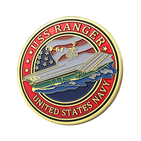 U.S. Navy USS Ranger / CV-61 GP Challenge Coin 1131#