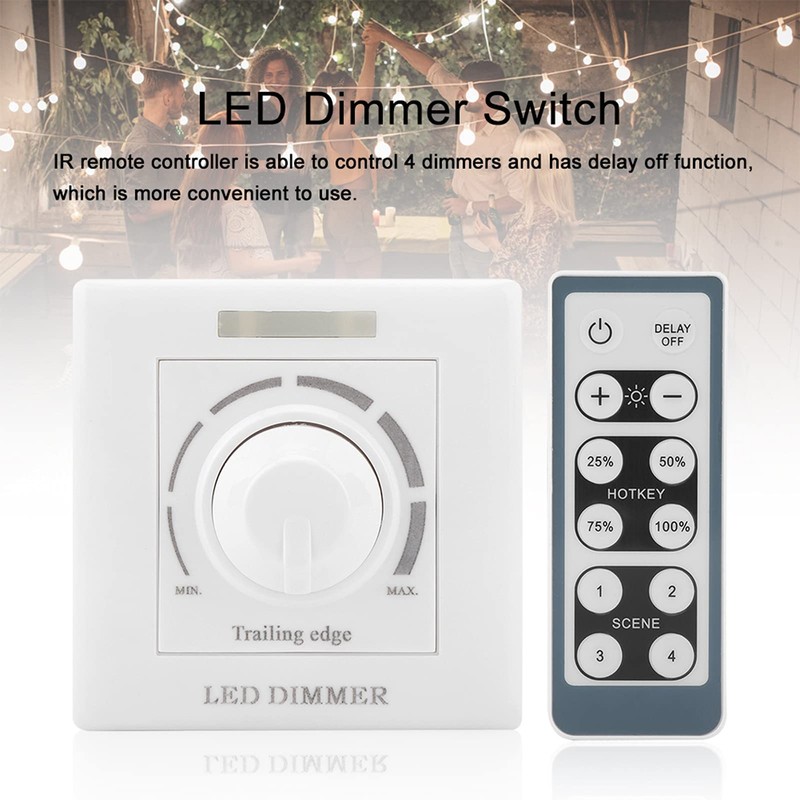 LED Dimmer Switch Light Dimmer Remote Control PC LED Light