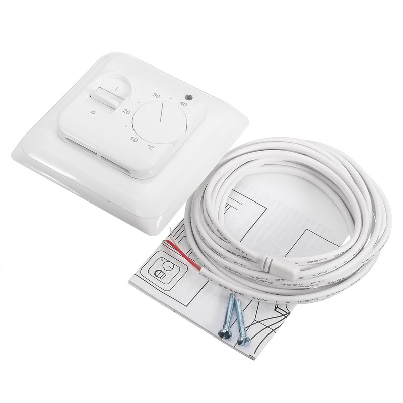 230V 16A Mechanical Floor Heating Thermostat Temperature Control Switch with