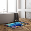 Underwater World Bath Mat Ocean Animal Dolphin Iellyfish Tropical Fish