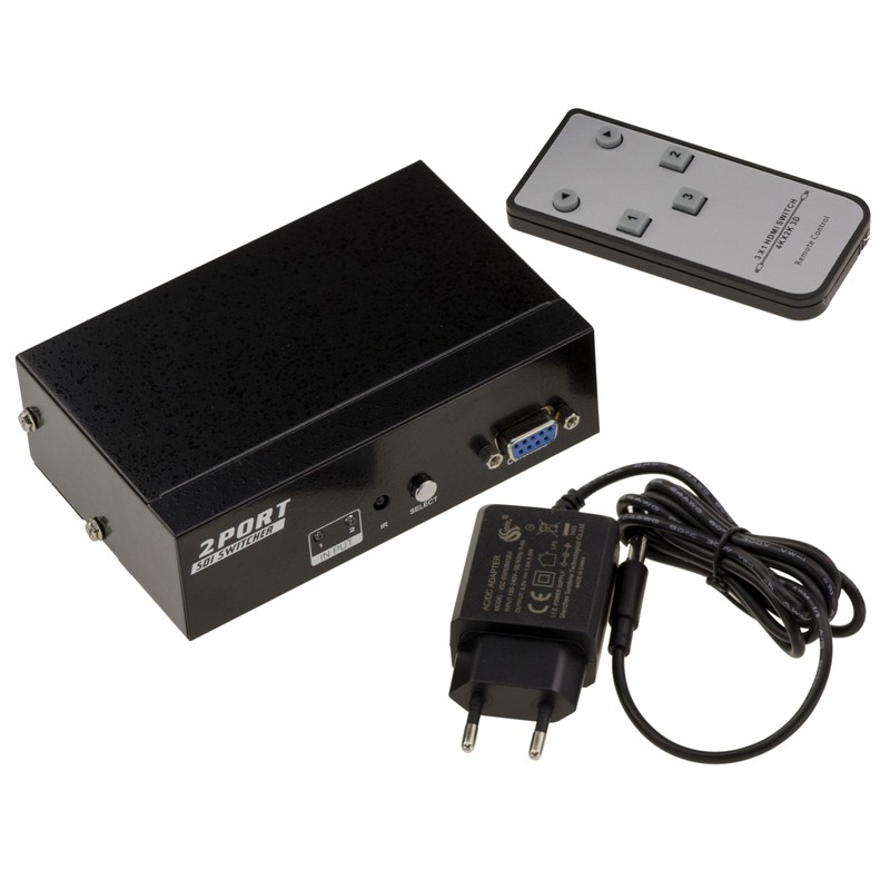 KALEA-INFORMATIQUE 2 Port SDI Switch Splitter 2 BNC SDI Input