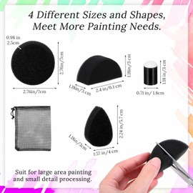 YBEATY 25 Pcs Face Paint Sponges Kit Body Painting Makeup Sponge (Set 1)