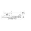 TOP ETD-2.0 Hex Shank for Electric Drills, Iron Work Drill,