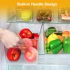 Hudgan Set of 8 Clear Plastic Storage Bins 4 Large