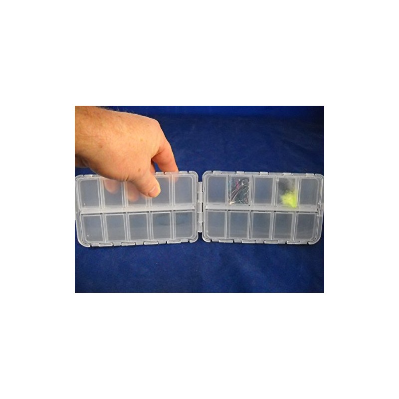 Merrimack River Flies 20 Compartment Fly Box Double Sided