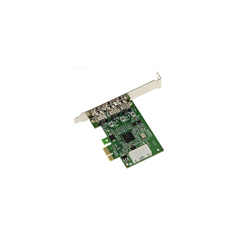KALEA-INFORMATIQUE PCIe x1 Card with 3 Firewire 400 Ieee1394a 6