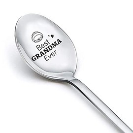 Grandma Nana Gifts Spoon from Grandkids，Best Grandma Ever Spoons for Grandma Granny Gifts from Grandchildren Mothers Day Gifts for Grandmother Grammy Gifts for Grandma Grammie Christmas Birthday Gift