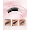 NAGARAKU Easy Fan Eyelash Extensions Volume Lash 0.07 D curl