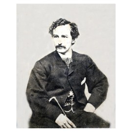 JOHN WILKES BOOTH THE MAN WHO SHOT PRESIDENT ABRAHAM LINCOLN 8X10 FRAMED PHOTO