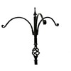Erva Super Tall Decorative Trio Hanger - Sturdy Poll for