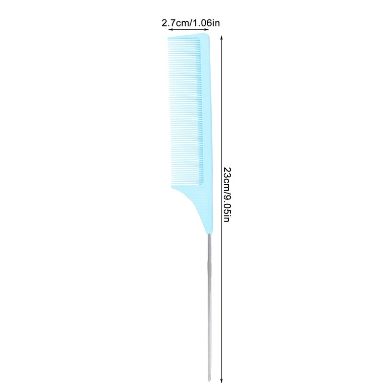 Professional Lat Tail Comb, Pin Tail Comb Steel Tail Comb