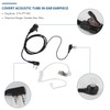 2 Pin PTT MIC Headset Covert Acoustic Tube in-Ear Earpiece