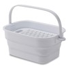 Isetou Foldable Laundry Bucket White 2.2 gal (7 L) with