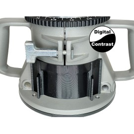 DigitalContrast Dust Port, fits Porter Cable 75361 Fixed Base Router to various sized hoses, Fits 7500 series routers, dust cover hose adapter, 3D printed (2.27" ID, 2.46" OD)