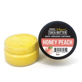 WONDER Natural Whipped Shea Butter * Honey Peach * 2oz - Pack of 2