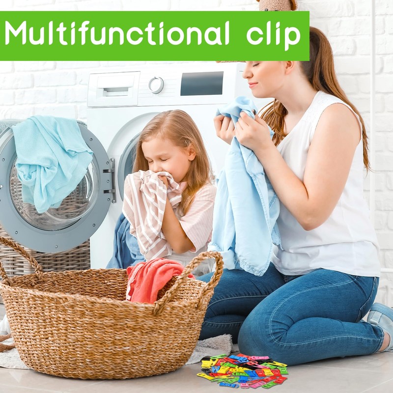 Lithyc Pack of 60 sock clips, sock clips for washing
