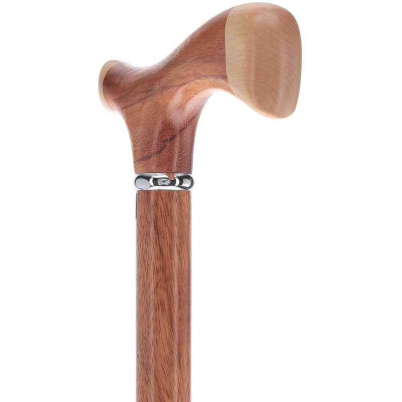 Royal RC Canes Genuine Rosewood and Maple Two-Tone Fritz Walking