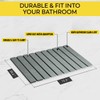 Diatomite Stone Bath Mat | Quick Dry | Foldable Design|
