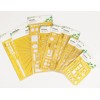 Traceease Lot of 9 Pieces, Architect Templates for Kitchen/Bath/Bed Drafting