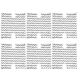 6 Pack Steam Mop Pads Replacement P184WQ for Shark Genius Steam Mop S5003D & Lift-Away Pro Steam Mop S3973 S3973D S3973WM S5001 S5002Q S5003A S5004 S5004W S6001W S6001WM S6002C S6003D S6003W