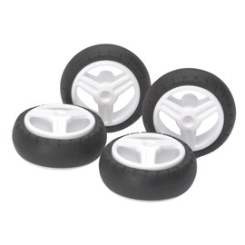 Tamiya Fun Craft Series No. 192 Slick Tire Set (1.2 inches (31 mm) Diameter) 70192