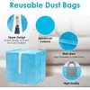 VACUSHOP 8 Pack Reusable Dust Bags Compatible with Roborock S8