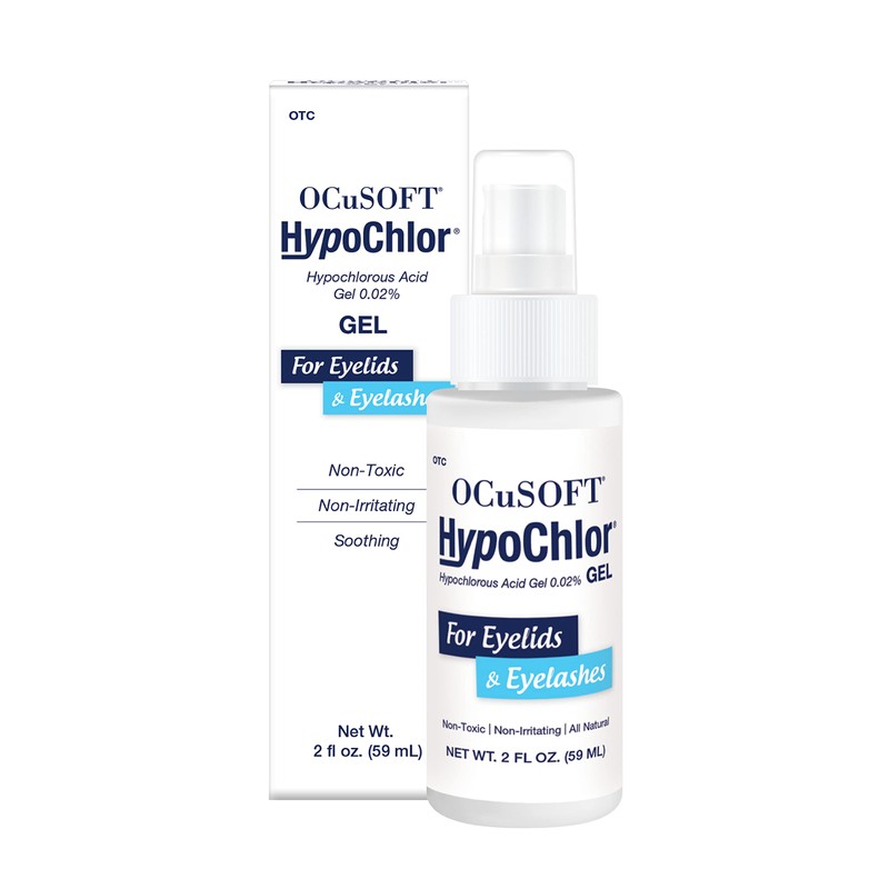OCuSOFT HypoChlor 0.02% Hypochlorous Acid Eyelid and Eyelash Gel 2