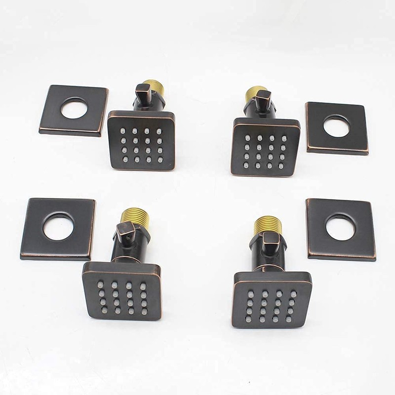 Backnets (Upgrade) Shower Body Jets with On-Off switch Solid Brass