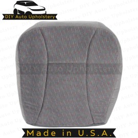 DIY Auto Upholstery 1992-1996 For Ford Bronco Driver Bottom Cloth Seat Cover Gray