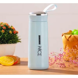 Glass-Lined Water Bottle – No Microplastics, 100% BPA-Free, Leakproof & Reusable – Durable, Eco-Friendly, and Stylish for Home, Gym, or Travel (15 oz)