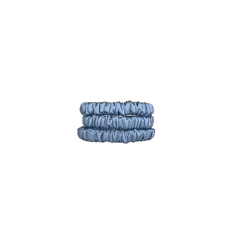 Jasmine Silk Charmeuse Pure Silk Hair Scrunchies - Pack of